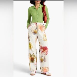 STINE GOYA Carola Floral Print Organic Cotton Straight Leg Pants
NWOT
